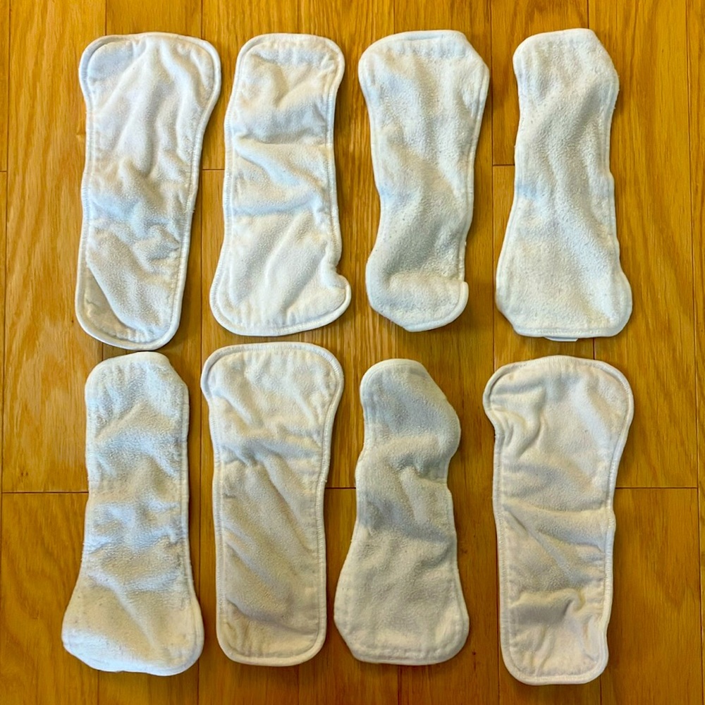 Esembly Overnighter Cloth Diaper Booster • Pack of 8